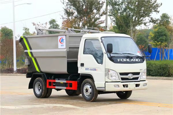 福田小卡4方無(wú)泄漏垃圾車(chē)