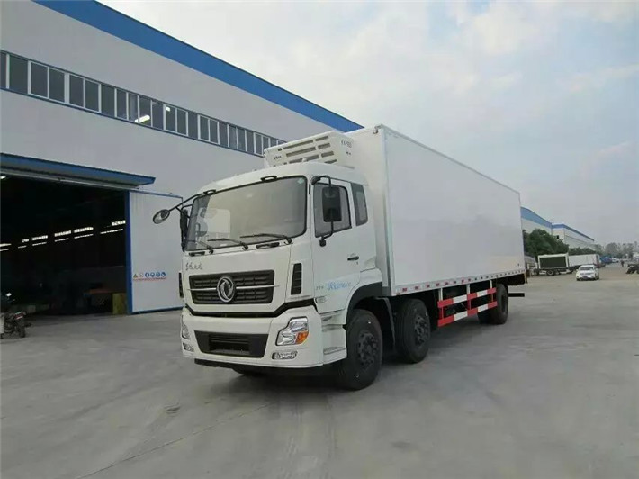 天龍小三軸冷藏車-廂長(zhǎng)9.3米